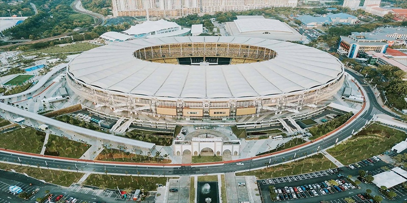 Các công trình biểu tượng Malaysia rực sáng chào SEA Games 34